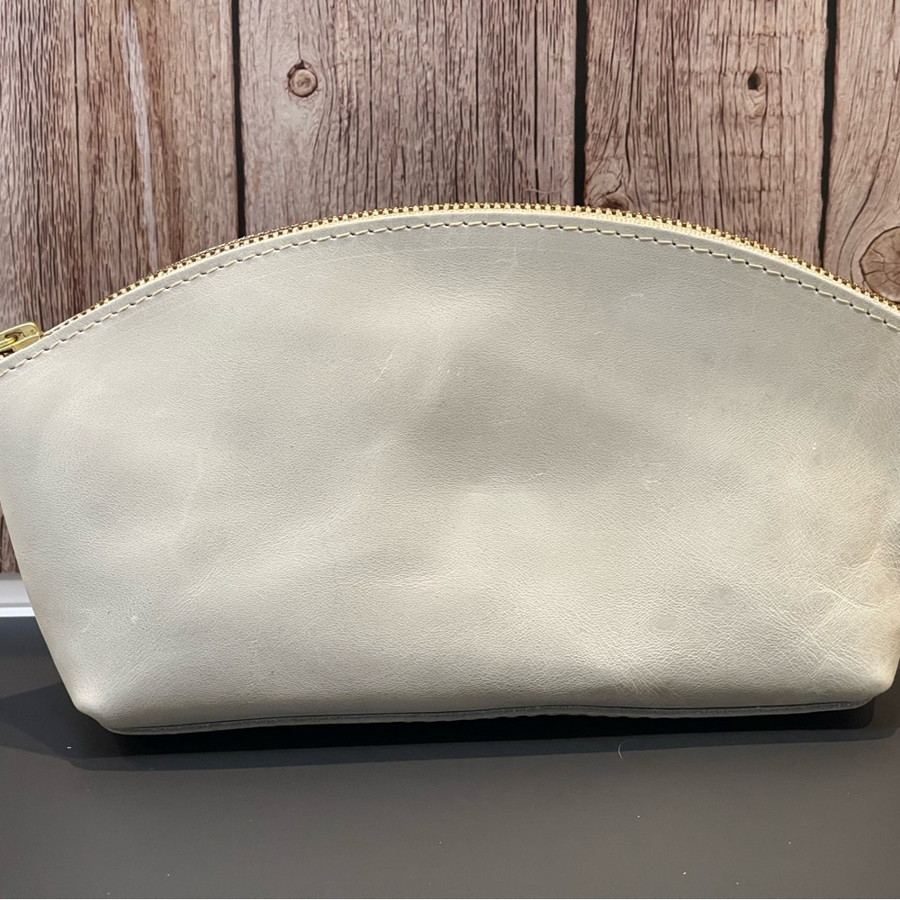 Portland Leather Goods Eclipse Make Up bag Beluga 🦄